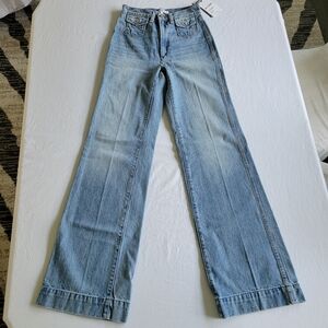 Re/done Vintage Fade Patch Pocket Jeans Size 24 NWT